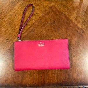 Red Kate Spade Wristlet